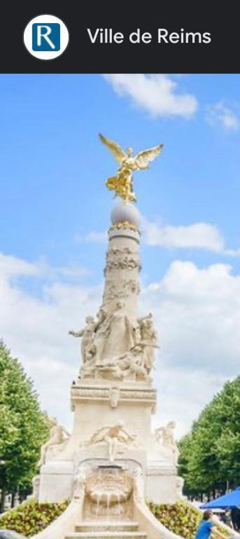 L'Ange Dore Reims Exteriör bild